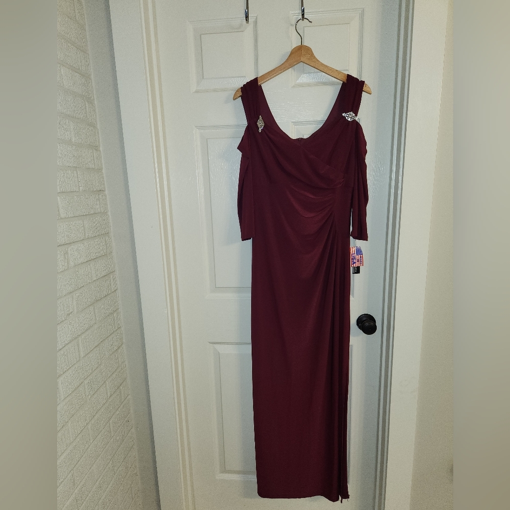 Stunning Merlot evening gown